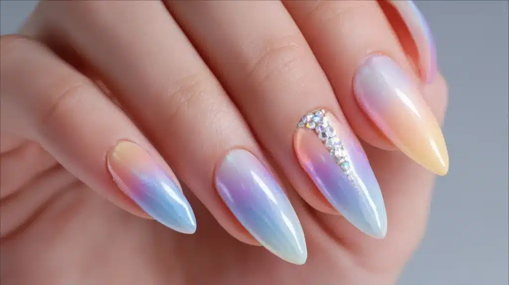 Pastel Aura Nails