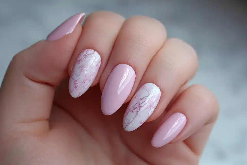 Bday Nails Pink