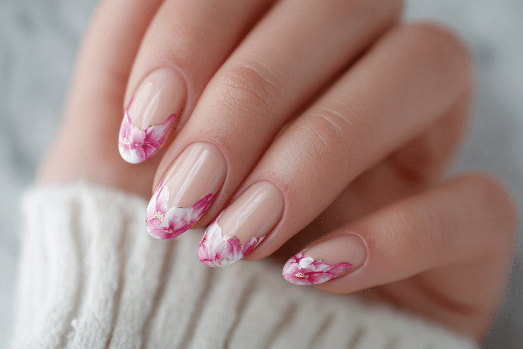 Dreamy Fresh Pink French Flower Nails: A Complete At-Home Guide