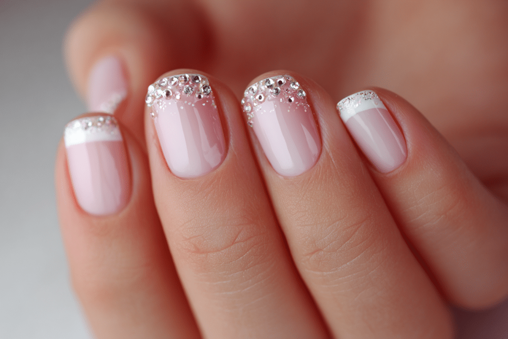 Easy Wedding Nail Art Ideas for Short Nails