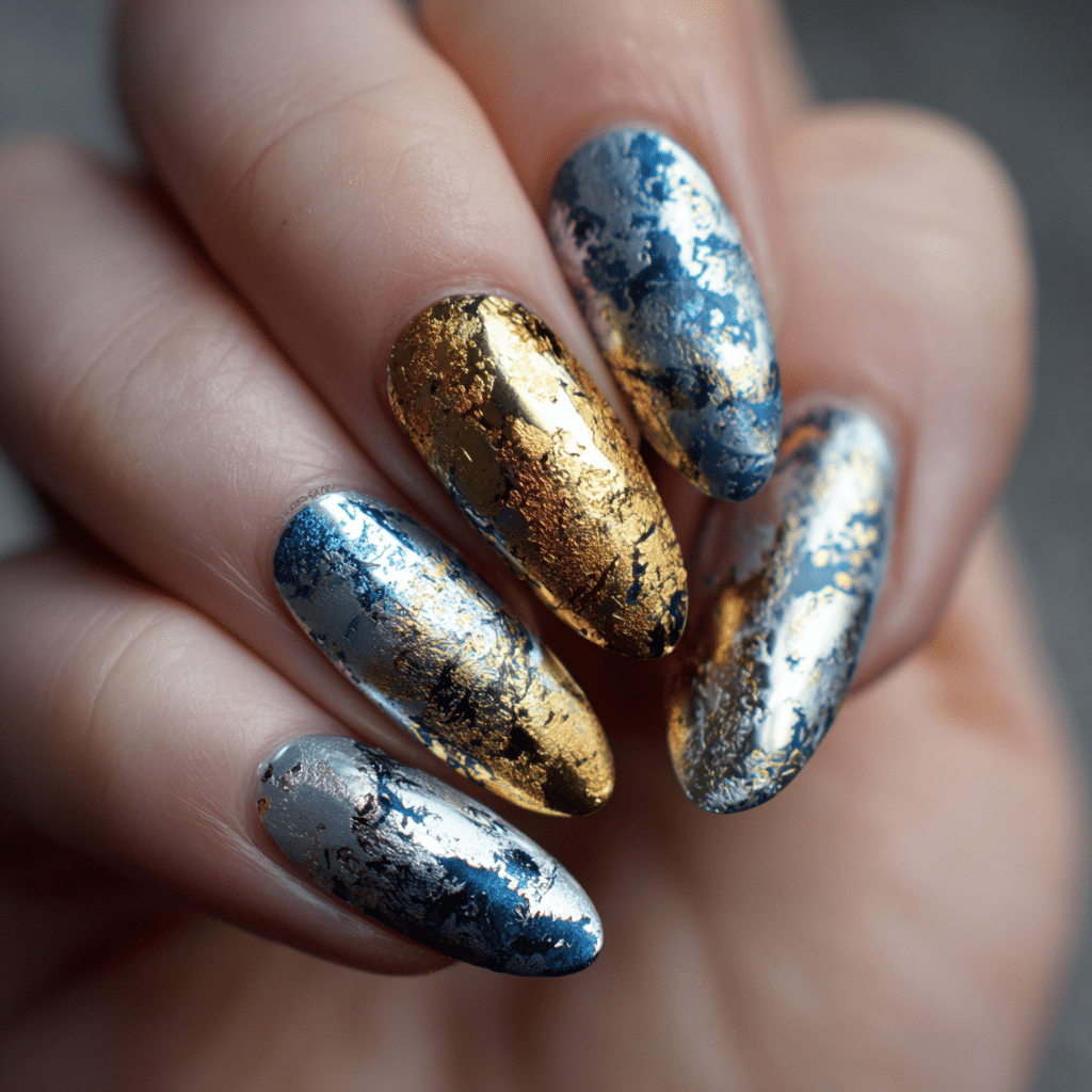 Metallic Finish Nails