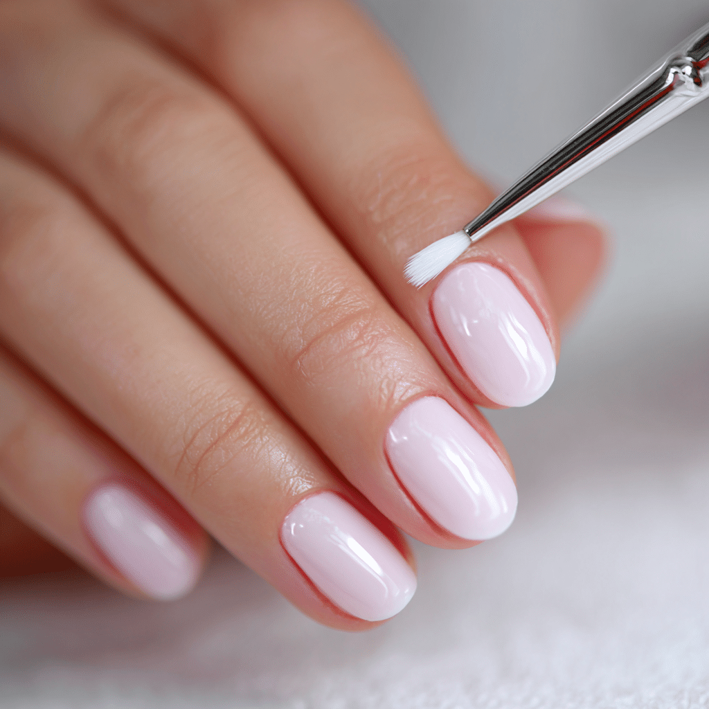 Prepare Your Nails: Clean your nails, remove any old polish, and gently push back your cuticles.