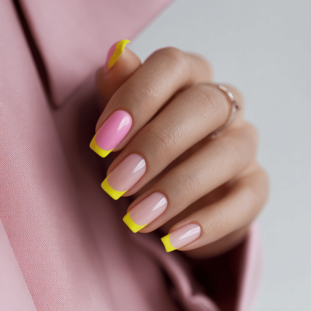 Two-Tone French Tips