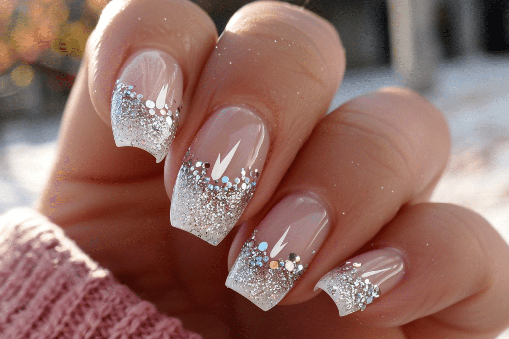 White French Tip Nails with Glitter Lining: The Ultimate Guide to Glamorous DIY Nails