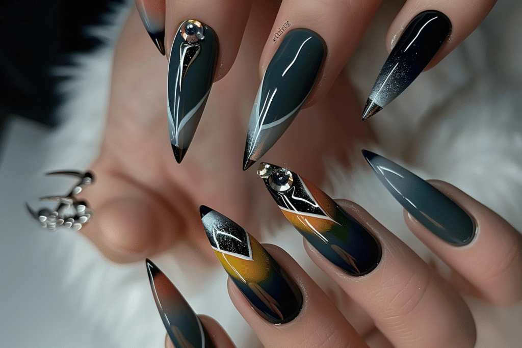 Cool and Aesthetic Nail Fashion: Gel Nails, Stylish Nails, Funky Nails