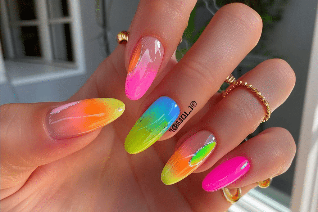 30 Bright Neon Nails To Try This Summer