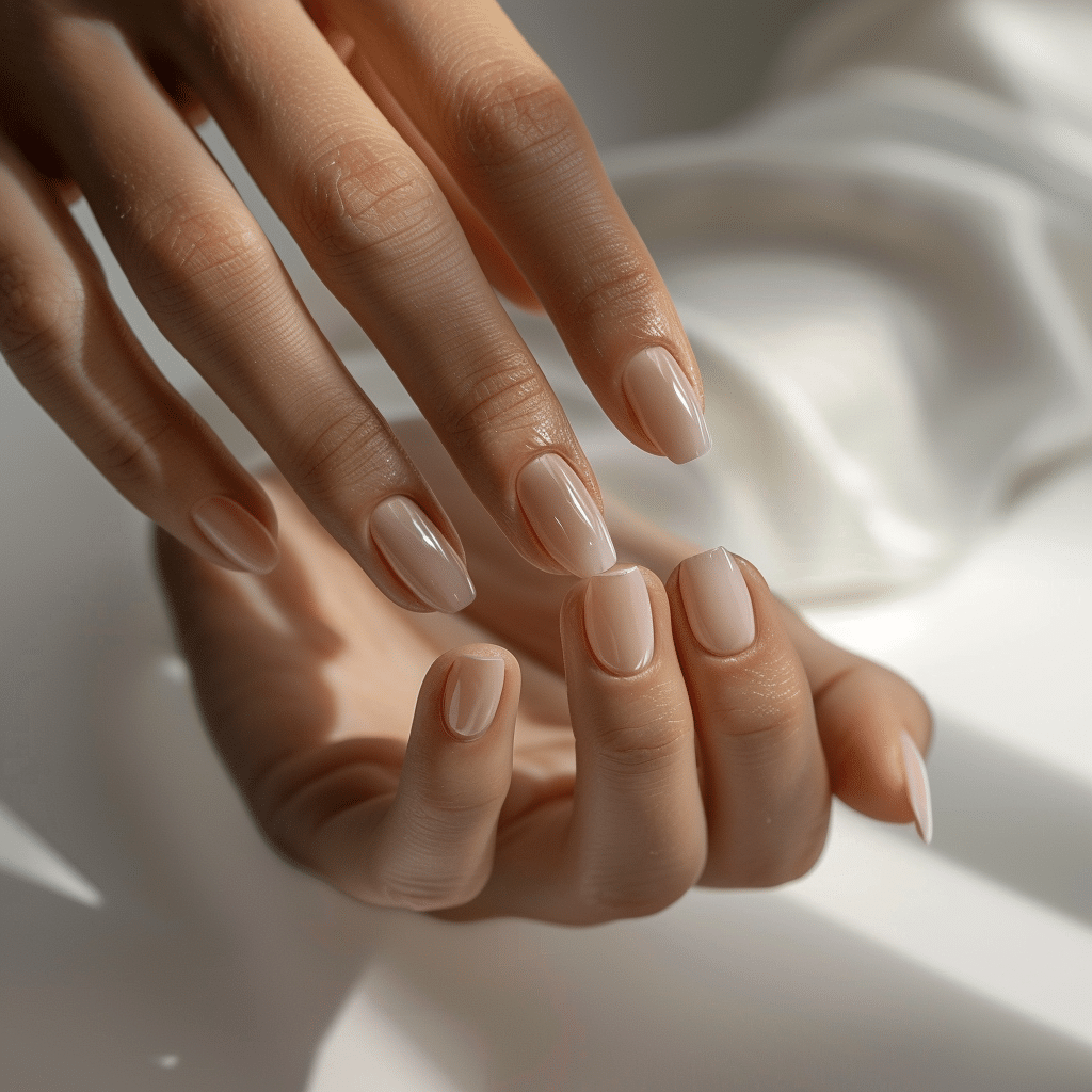 French gel nails design