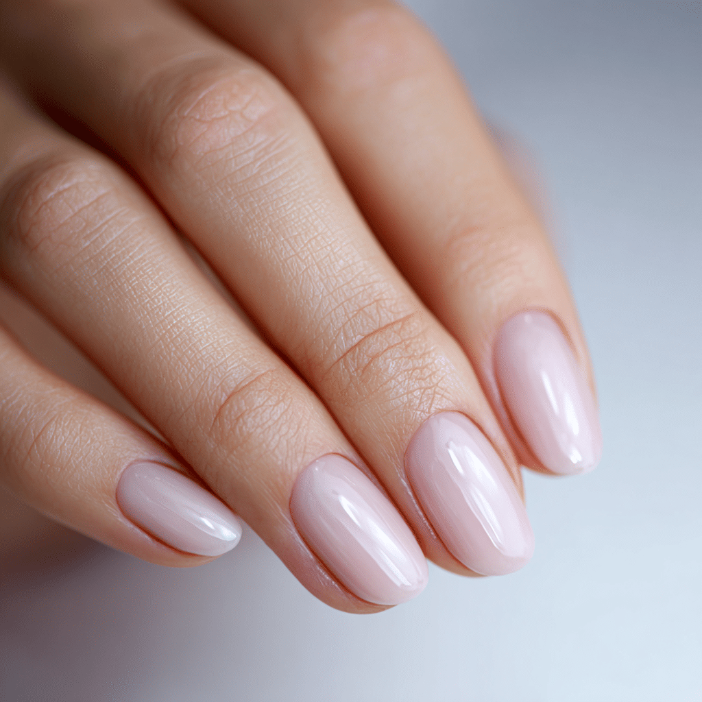 Metallic-accents minimalist nail art